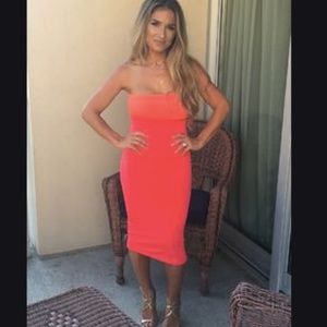 KITTENISH Coral Tube Dress